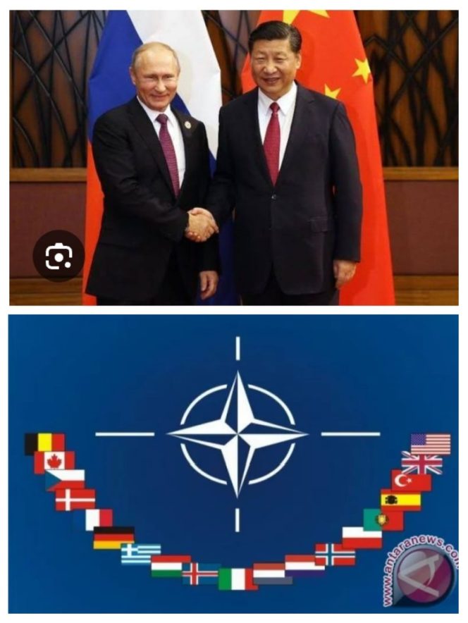 
 Adu kuat NATO vs Rusia China